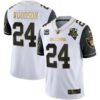 Men’s Raiders Alternate Vapor Black Gold & Black Inverted Limited Inaugural Season Patch – All Stitched – Black Sleeves – Charles Woodson