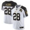 Men’s Raiders Alternate Vapor Black Gold & Black Inverted Limited Inaugural Season Patch – All Stitched – Black Inverted – Josh Jacobs