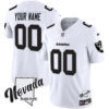 Raiders Nevada Silver State Patch Vapor Custom Jersey V2 – All Stitched – Youth – White