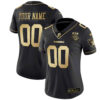 Raiders Vapor Gold Custom Name and Number – All Stitched – Women – Gold Limited