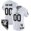 Raiders Nevada Home Patch Vapor Custom Jersey – All Stitched – Women – White