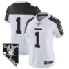 Women’s Raiders Nevada Home Patch Vapor Jersey – All Stitched – Inverted – #1 Team
