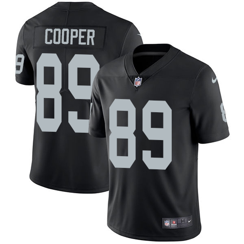 Nike Oakland Raiders #89 Amari Cooper Black Team Color Men’s Stitched NFL Vapor Untouchable Limited Jersey