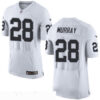 Men’s Oakland Raiders #28 Latavius Murray NEW White Road Stitched NFL Nike Elite Jersey