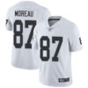 Raiders #87 Foster Moreau White Men’s Stitched Football Vapor Untouchable Limited Jersey