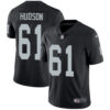Nike Oakland Raiders #61 Rodney Hudson Black Team Color Men’s Stitched NFL Vapor Untouchable Limited Jersey