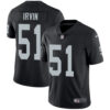 Nike Oakland Raiders #51 Bruce Irvin Black Team Color Men’s Stitched NFL Vapor Untouchable Limited Jersey