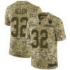 Nike Raiders #32 Marcus Allen Camo Men’s Stitched NFL Limited 2018 Salute To Service Jersey