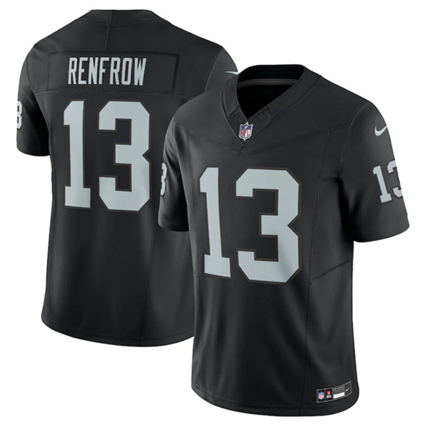 Men’s Las Vegas Raiders #13 Hunter Renfrow Black 2023 F.U.S.E Vapor Untouchable Stitched Football Jersey