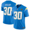 Los Angeles Chargers #30 Austin Ekeler Light Blue 2023 FUSE With John Madden Jersey