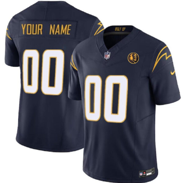 Los Angeles Chargers Active Player Custom Navy 2023 FUSE With John Madden Jersey