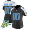 Jersey Los Angeles Chargers ACTIVE PLAYER Custom Black White 2024 FUSE V2