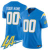 Jersey Los Angeles Chargers ACTIVE PLAYER Custom Powder Blue 2024 FUSE V2 1