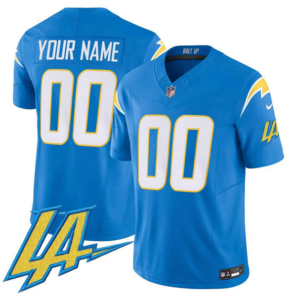 Jersey Los Angeles Chargers ACTIVE PLAYER Custom Powder Blue 2024 FUSE V2 1