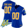 Jersey Los Angeles Chargers ACTIVE PLAYER Custom Royal 2024 FUSE V2 Limited