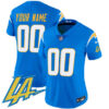 Jersey Los Angeles Chargers Customized Powder Blue 2024 FUSE V2 Limited Stitched