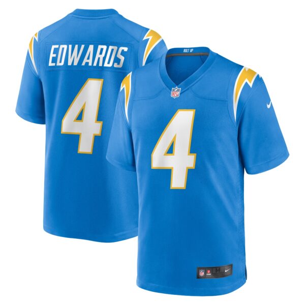 Gus Edwards Los Angeles Chargers Nike Game Jersey Powder Blue