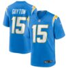 Jalen Guyton Los Angeles Chargers Nike Game Player Jersey Powder Blue