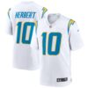 Justin Herbert Los Angeles Chargers Nike Game Jersey White