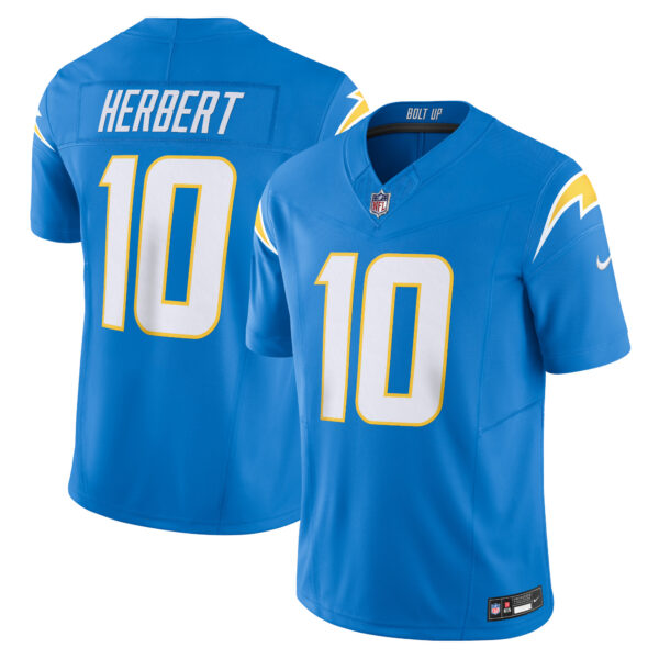 Justin Herbert Los Angeles Chargers Nike Vapor FUSE Limited Jersey Powder Blue