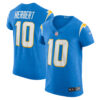 Justin Herbert Los Angeles Chargers Nike Vapor Elite Player Jersey Powder Blue