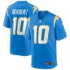 Justin Herbert Los Angeles Chargers Nike Player Game Jersey Powder Blue