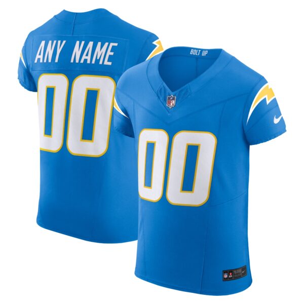 Los Angeles Chargers Nike Vapor FUSE Elite Custom Jersey Powder Blue