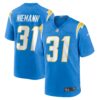 Nick Niemann Los Angeles Chargers Nike Game Player Jersey Powder Blue