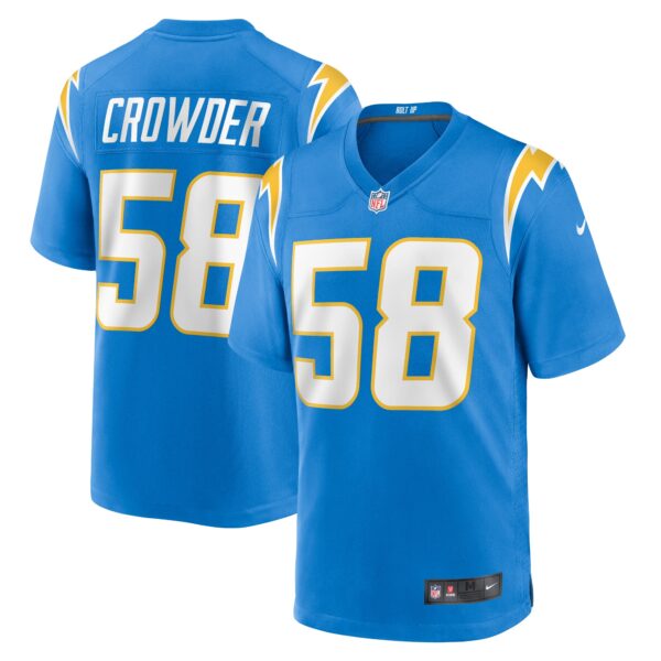 Tae Crowder Los Angeles Chargers Nike Team Game Jersey Powder Blue