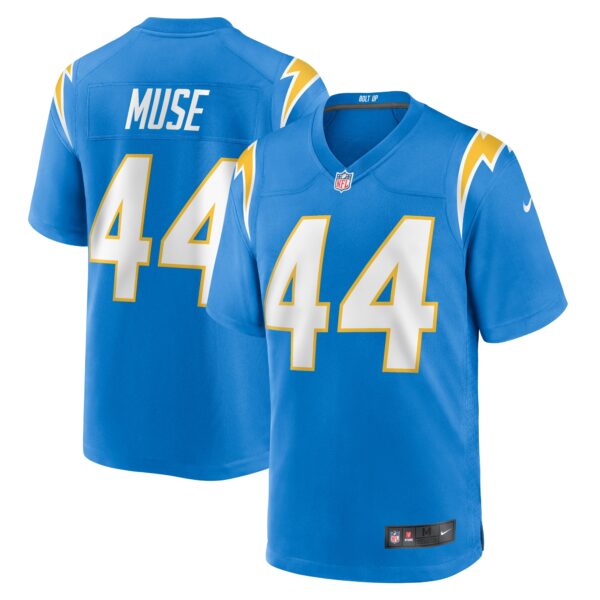 Tanner Muse Los Angeles Chargers Nike Team Game Jersey Powder Blue