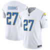 Los Angeles Chargers #27 JK Dobbins White 2024 FUSE Vapor Limited Stitched Football Jersey