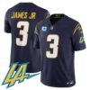 Men’s Chargers Vapor Limited Jersey V2 – All Stitched – Navy – Derwin James Jr.