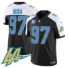 Men’s Chargers Vapor Limited Jersey V2 – All Stitched – Black Alternate – Joey Bosa