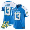 Men’s Chargers Vapor Limited Jersey V2 – All Stitched – Blue Alternate – Keenan Allen