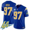 Men’s Chargers Vapor Limited Jersey V2 – All Stitched – Royal – Joey Bosa