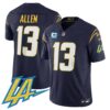 Men’s Chargers Vapor Limited Jersey V2 – All Stitched – Navy – Keenan Allen
