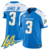Men’s Chargers Vapor Limited Jersey V2 – All Stitched – Blue Alternate – Derwin James Jr.
