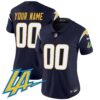 Chargers Vapor Limited Custom Jersey V2 – All Stitched – Women – Navy