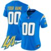 Chargers Vapor Limited Custom Jersey V2 – All Stitched – Women – Powder Blue