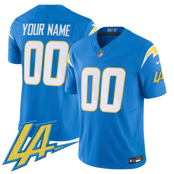 Chargers Vapor Limited Custom Jersey V2 – All Stitched – Men – Powder Blue