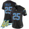 Women’s Chargers Vapor Limited Jersey V2 – All Stitched – Black – Joshua Kelley