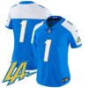 Women’s Chargers Vapor Limited Jersey V2 – All Stitched – Blue Alternate – #1 Team