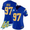 Women’s Chargers Vapor Limited Jersey V2 – All Stitched – Royal – Joey Bosa
