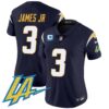 Women’s Chargers Vapor Limited Jersey V2 – All Stitched – Navy – Derwin James Jr.