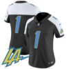 Women’s Chargers Vapor Limited Jersey V2 – All Stitched – Black Alternate – #1 Team