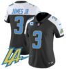 Women’s Chargers Vapor Limited Jersey V2 – All Stitched – Black Alternate – Derwin James Jr.