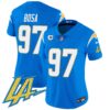 Women’s Chargers Vapor Limited Jersey V2 – All Stitched – Powder Blue – Joey Bosa