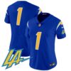 Women’s Chargers Vapor Limited Jersey V2 – All Stitched – Royal – #1 Team