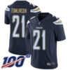 Nike Chargers #21 LaDainian Tomlinson Navy Blue Team Color Men’s Stitched NFL 100th Season Vapor Limited Jersey