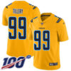 Nike Chargers #99 Jerry Tillery Gold Men’s Stitched NFL Limited Inverted Legend 100th Season Jersey
